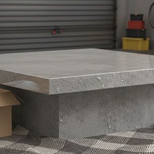 Gray Stone Coffee Table